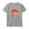 Ragamuffin - Gatto Tramonto Retrò Vintage Design Mamma Papà Bambini Maglietta - Regalo Unico per Amanti dei Gatti