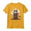 Samurai Gatto Giapponese Kawaii Ninja Ragamuffin Cat Maglietta - Design Unico per Amanti della Cultura Giapponese e dei Gatti