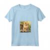 Ragamuffin Gatto Giardino Fiori Pittura Pet Mamma Papà Maglietta con Collo a V - Ideale per gli Amanti dei Gatti - Acquista Maglietta Ragamuffin Online