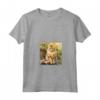 Ragamuffin Gatto Giardino Fiori Pittura Pet Mamma Papà Maglietta con Collo a V - Ideale per gli Amanti dei Gatti - Acquista Maglietta Ragamuffin Online