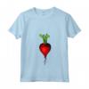 Ravanello Vegano Vegetariano Amore Ravanelli - Maglietta con Collo a V per Amanti delle Piante e delle Verdure - Ideale per Giardinieri e Vegani