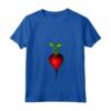 Ravanello Vegano Vegetariano Amore Ravanelli - Maglietta con Collo a V per Amanti delle Piante e delle Verdure - Ideale per Giardinieri e Vegani