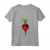 Ravanello Vegano Vegetariano Amore Ravanelli - Maglietta con Collo a V per Amanti delle Piante e delle Verdure - Ideale per Giardinieri e Vegani