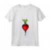 Ravanello Vegano Vegetariano Amore Ravanelli - Maglietta con Collo a V per Amanti delle Piante e delle Verdure - Ideale per Giardinieri e Vegani