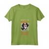 Donna Corridore e Re Carlo Spaniel Maglietta con Collo a V - Running with my King Charles Spaniel - Ideale per amanti della corsa e dei cani