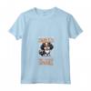 Donna Corridore e Re Carlo Spaniel Maglietta con Collo a V - Running with my King Charles Spaniel - Ideale per amanti della corsa e dei cani
