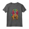Cavalier King Charles Spaniel Cucciolo Colorato Maglietta - Ideale Regalo per Amanti dei Cani - Vintage Bandiera USA