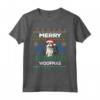 Merry Woofmas Cavalier King Charles Spaniel - Maglietta per Amanti dei Cani a Natale - Regalo Unico e Divertente