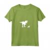 Donna T-Rex Cavalier a piedi Re Carlo - Tirannosauri T Rex Maglietta con Collo a V - Acquista Online Maglietta Divertente