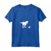 Donna T-Rex Cavalier a piedi Re Carlo - Tirannosauri T Rex Maglietta con Collo a V - Acquista Online Maglietta Divertente
