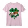 Re Carlo Spaniel Lucky Clover - Maglietta San Patrizio per Amanti dei Cani - Regalo Divertente per Amici e Familiari