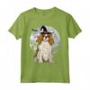 Spaniel Cavaliere Di Re Carlo Cappello Strega Halloween - Scary Maglietta per Amanti Dei Cani - Ideale Come Regalo Divertente