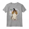 Spaniel Cavaliere Di Re Carlo Cappello Strega Halloween - Scary Maglietta per Amanti Dei Cani - Ideale Come Regalo Divertente