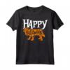 Felice Halloween Re Carlo Spaniel Maglietta - Divertente Tee per Halloween - Ideale per Proprietari di King Charles Spaniel