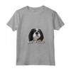 Donna Cavalier Re Carlo Spaniel Maglietta con Collo a V - Ideale per gli Amanti dei Cani Cavalier King Charles Spaniel