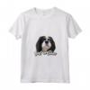 Donna Cavalier Re Carlo Spaniel Maglietta con Collo a V - Ideale per gli Amanti dei Cani Cavalier King Charles Spaniel