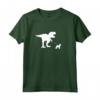 T-Rex Cavalier a piedi Re Carlo - Tirannosauri T Rex Maglietta Leggera - Ideale per Gli Amanti dei Dinosauri