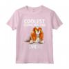 Coolest Cavalier Dad Ever - Maglietta Cavalier King Charles Spaniel per il Cane Papà - Ideale come Regalo di Natale