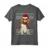 Ugly Christmas Spaniel Cavalier Di Re Carlo Natale Maglietta - Regalo Divertente per Amanti dei Cani
