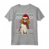 Ugly Christmas Spaniel Cavalier Di Re Carlo Natale Maglietta - Regalo Divertente per Amanti dei Cani