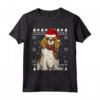 Natale Spaniel Cavaliere Di Re Carlo Ugly Christmas Maglietta - Ideale Regalo per Amanti dei Cani - Abbigliamento Divertente per Natale