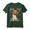 Natale Spaniel Cavaliere Di Re Carlo Ugly Christmas Maglietta - Ideale Regalo per Amanti dei Cani - Abbigliamento Divertente per Natale