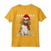 Natale Spaniel Cavaliere Di Re Carlo Ugly Christmas Maglietta - Ideale Regalo per Amanti dei Cani - Abbigliamento Divertente per Natale
