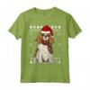 Natale Spaniel Cavaliere Di Re Carlo Ugly Christmas Maglietta - Ideale Regalo per Amanti dei Cani - Abbigliamento Divertente per Natale