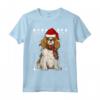 Natale Spaniel Cavaliere Di Re Carlo Ugly Christmas Maglietta - Ideale Regalo per Amanti dei Cani - Abbigliamento Divertente per Natale