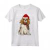 Natale Spaniel Cavaliere Di Re Carlo Ugly Christmas Maglietta - Ideale Regalo per Amanti dei Cani - Abbigliamento Divertente per Natale