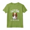 Se il mio re Charles Spaniel non può venire - Divertente Maglietta per Amanti dei King Charles Spaniel - Ideale per Compleanno o Natale per Uomini