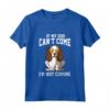 Se il mio re Charles Spaniel non può venire - Divertente Maglietta per Amanti dei King Charles Spaniel - Ideale per Compleanno o Natale per Uomini