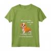 Donna Cavalier King Charles Spaniel Amanti dei Cani - Maglietta con Collo a V per Proprietari di Cani - Cane Mamma e Papà