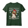 Buon Natale Spaniel Cavaliere Di Re Carlo Ugly Christmas Maglietta - Ideale Regalo per Amanti dei Cani a Natale