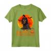 Divertente King Charles Spaniel Halloween Maglietta - Regalo per Amanti dei Cani - Happy Howl-o-ween Design