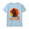 Divertente King Charles Spaniel Halloween Maglietta - Regalo per Amanti dei Cani - Happy Howl-o-ween Design