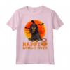 Divertente King Charles Spaniel Halloween Maglietta - Regalo per Amanti dei Cani - Happy Howl-o-ween Design