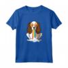 Arcobaleno Cavaliere Re Charles Spaniel Cane Mamma - Maglietta per Amante dei Cani - Ideale per Compleanno o Natale
