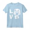 Love Cavalier Re Carlo Spaniel Maglietta - Camicia Love da Donna e Uomo - Ideale per Amanti dei Cani