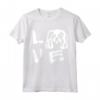 Love Cavalier Re Carlo Spaniel Maglietta - Camicia Love da Donna e Uomo - Ideale per Amanti dei Cani