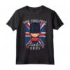 Re Carlo III Divertente Guardia Incoronazione Union Jack Bandiera Bambini Maglietta - Regalo Patriottico per l'Incoronazione del Regno Unito 2023