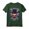 Re Carlo III Divertente Guardia Incoronazione Union Jack Bandiera Bambini Maglietta - Regalo Patriottico per l'Incoronazione del Regno Unito 2023