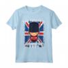 Re Carlo III Divertente Guardia Incoronazione Union Jack Bandiera Bambini Maglietta - Regalo Patriottico per l'Incoronazione del Regno Unito 2023