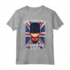 Re Carlo III Divertente Guardia Incoronazione Union Jack Bandiera Bambini Maglietta - Regalo Patriottico per l'Incoronazione del Regno Unito 2023