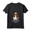 Donna Re Carlo Spaniel Squadra Mamma Divertente Cane Amante - Maglietta Collo a V per Uomo - Ideale per Compleanno o Natale