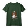 Donna Re Carlo Spaniel Squadra Mamma Divertente Cane Amante - Maglietta Collo a V per Uomo - Ideale per Compleanno o Natale