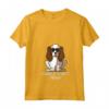 Donna Re Carlo Spaniel Squadra Mamma Divertente Cane Amante - Maglietta Collo a V per Uomo - Ideale per Compleanno o Natale
