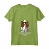Donna Re Carlo Spaniel Squadra Mamma Divertente Cane Amante - Maglietta Collo a V per Uomo - Ideale per Compleanno o Natale
