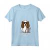 Donna Re Carlo Spaniel Squadra Mamma Divertente Cane Amante - Maglietta Collo a V per Uomo - Ideale per Compleanno o Natale
