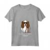 Donna Re Carlo Spaniel Squadra Mamma Divertente Cane Amante - Maglietta Collo a V per Uomo - Ideale per Compleanno o Natale